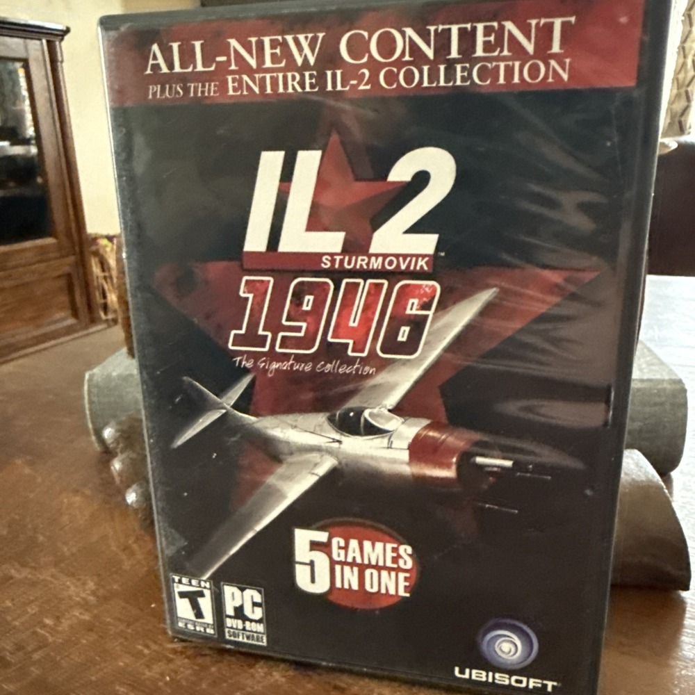 IL-2 Sturmovik 1946 PC Game DVD-ROM Ubisoft Flight Simulator 5 Games In One